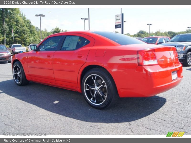 TorRed / Dark Slate Gray 2009 Dodge Charger SE