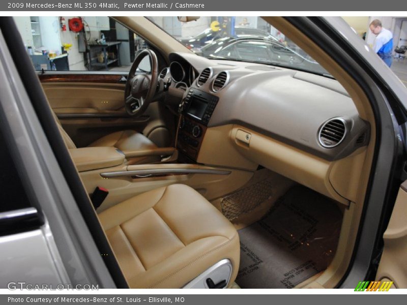 Pewter Metallic / Cashmere 2009 Mercedes-Benz ML 350 4Matic