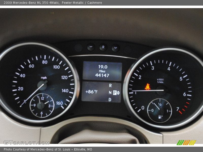 Pewter Metallic / Cashmere 2009 Mercedes-Benz ML 350 4Matic