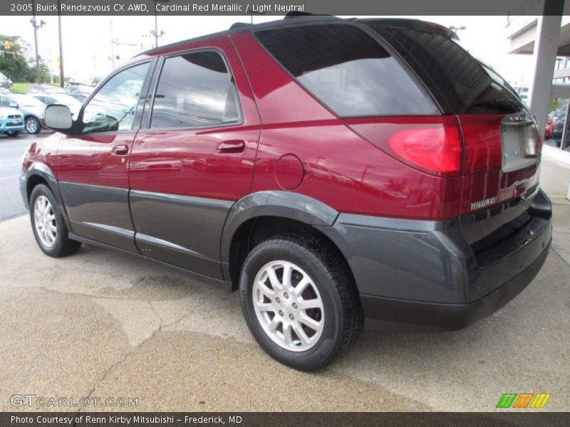 Cardinal Red Metallic / Light Neutral 2005 Buick Rendezvous CX AWD