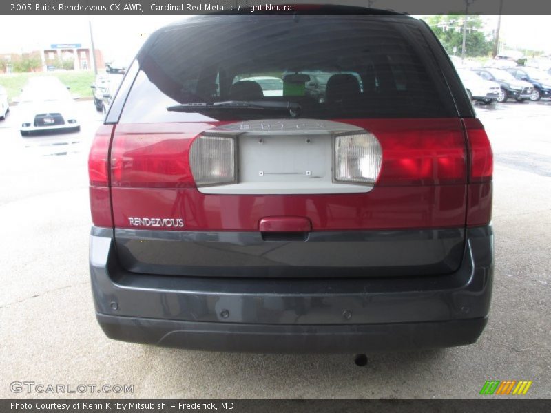 Cardinal Red Metallic / Light Neutral 2005 Buick Rendezvous CX AWD