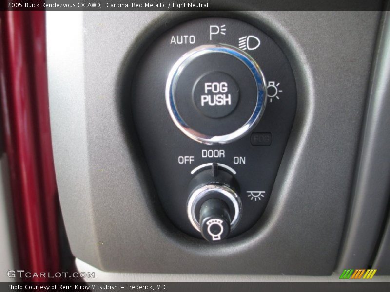 Cardinal Red Metallic / Light Neutral 2005 Buick Rendezvous CX AWD