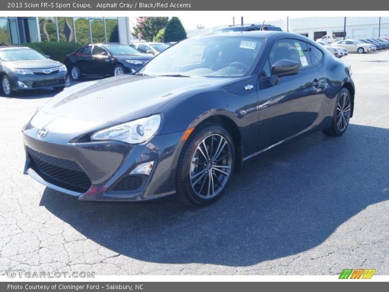 Asphalt Gray / Black/Red Accents 2013 Scion FR-S Sport Coupe