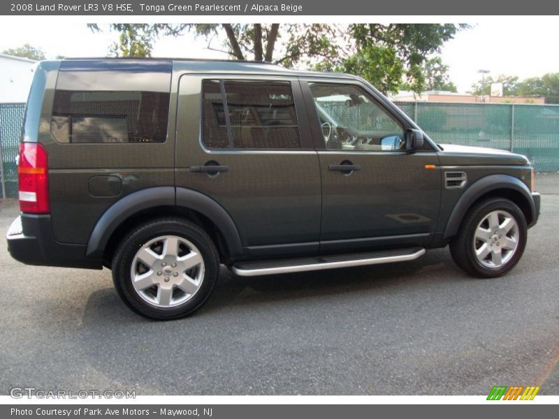 Tonga Green Pearlescent / Alpaca Beige 2008 Land Rover LR3 V8 HSE