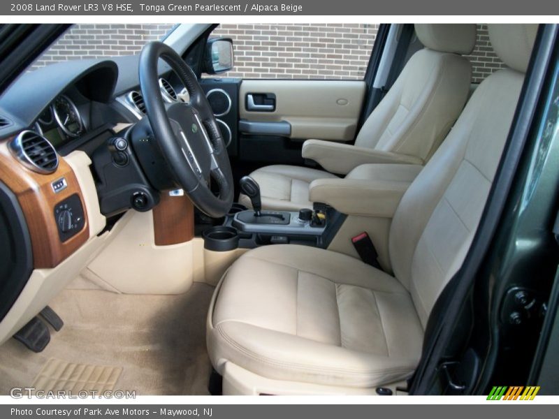 Tonga Green Pearlescent / Alpaca Beige 2008 Land Rover LR3 V8 HSE