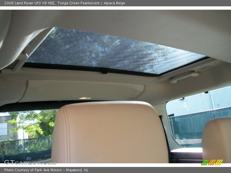 Tonga Green Pearlescent / Alpaca Beige 2008 Land Rover LR3 V8 HSE