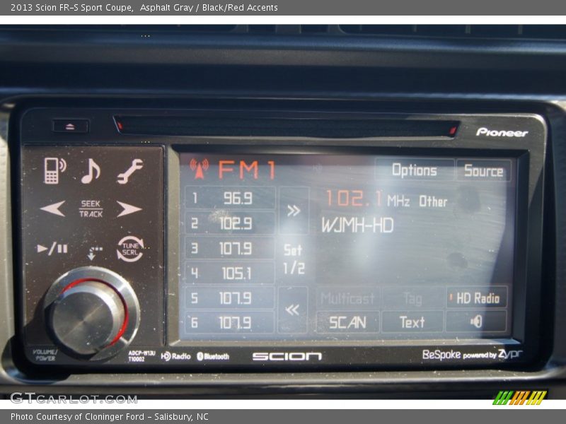 Audio System of 2013 FR-S Sport Coupe