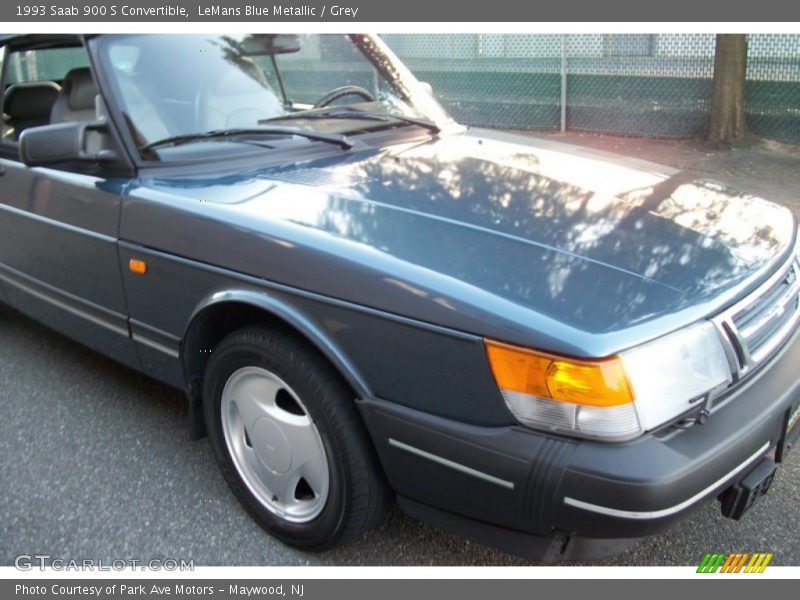 LeMans Blue Metallic / Grey 1993 Saab 900 S Convertible