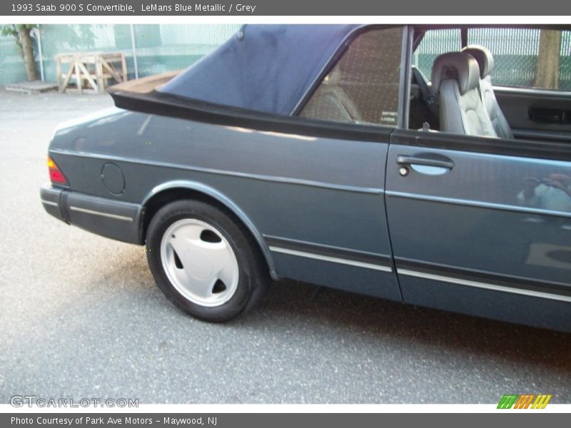 LeMans Blue Metallic / Grey 1993 Saab 900 S Convertible