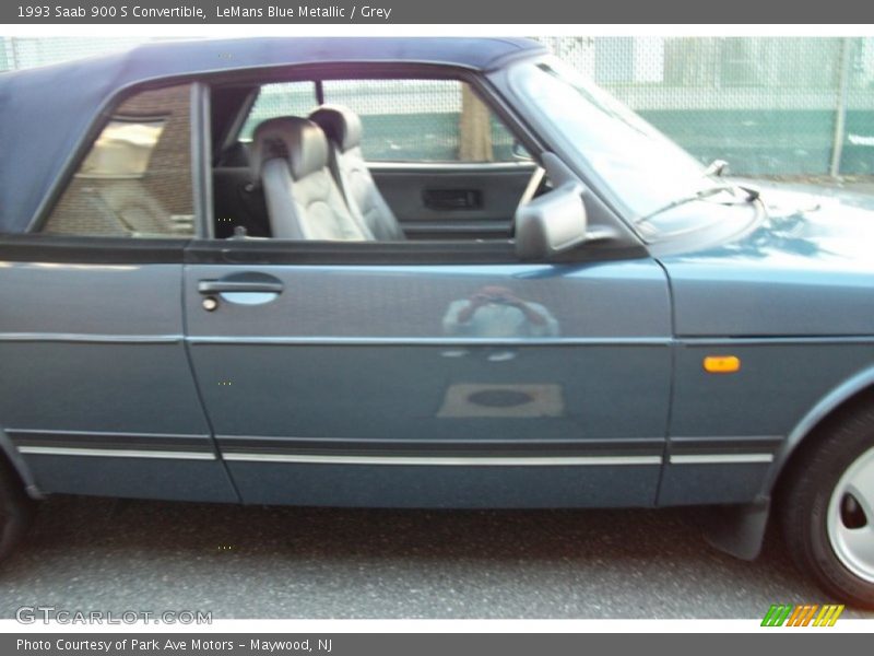 LeMans Blue Metallic / Grey 1993 Saab 900 S Convertible