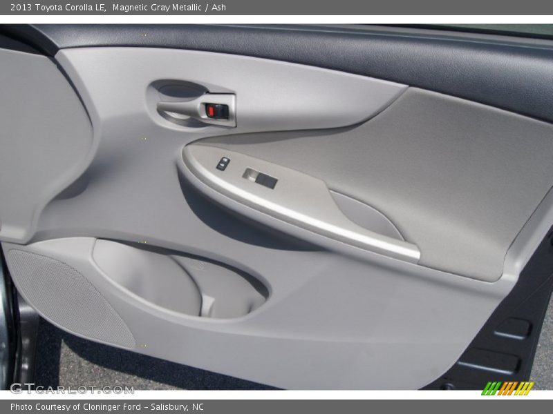 Magnetic Gray Metallic / Ash 2013 Toyota Corolla LE