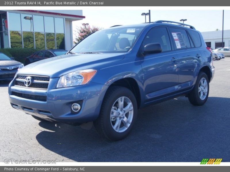 Pacific Blue Metallic / Dark Charcoal 2012 Toyota RAV4 I4