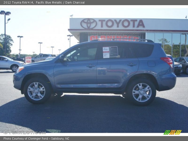 Pacific Blue Metallic / Dark Charcoal 2012 Toyota RAV4 I4