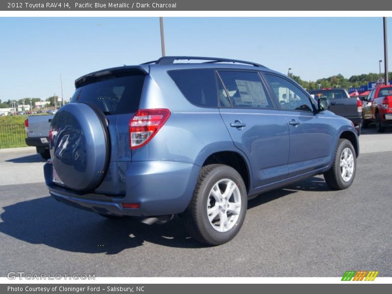 Pacific Blue Metallic / Dark Charcoal 2012 Toyota RAV4 I4