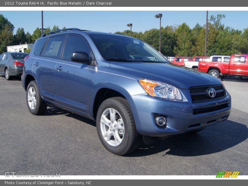 Pacific Blue Metallic / Dark Charcoal 2012 Toyota RAV4 I4