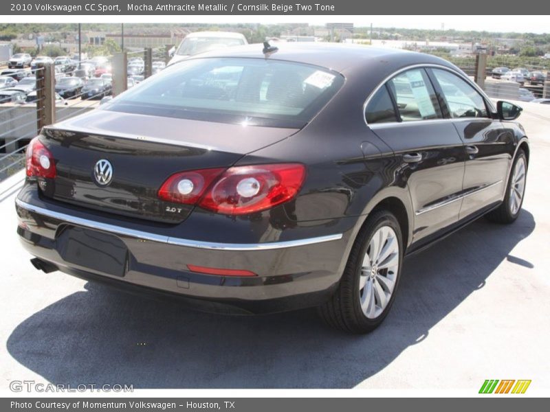 Mocha Anthracite Metallic / Cornsilk Beige Two Tone 2010 Volkswagen CC Sport