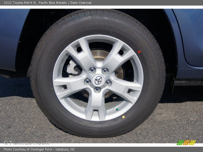 Pacific Blue Metallic / Dark Charcoal 2012 Toyota RAV4 I4