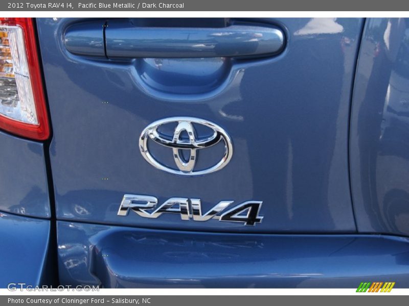 Pacific Blue Metallic / Dark Charcoal 2012 Toyota RAV4 I4