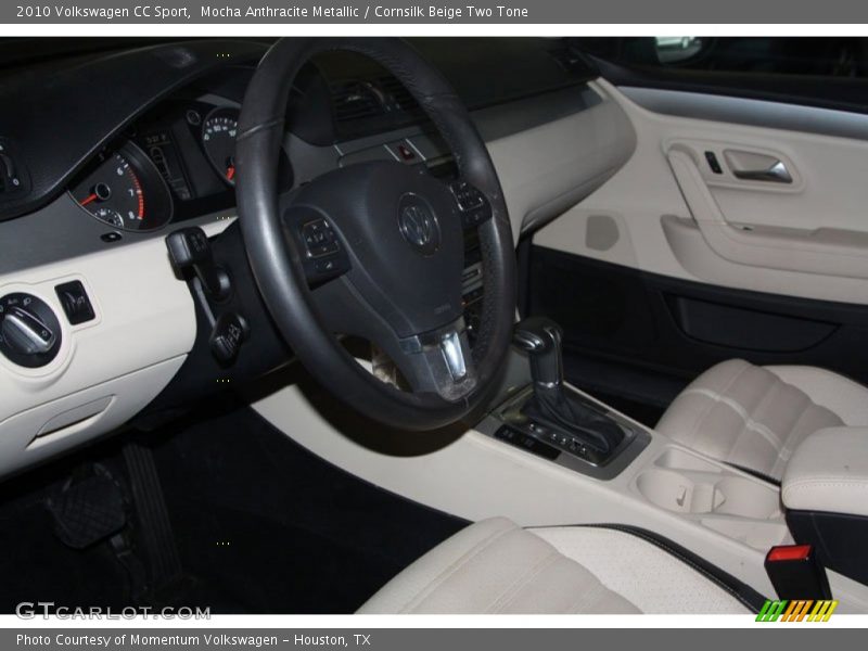 Mocha Anthracite Metallic / Cornsilk Beige Two Tone 2010 Volkswagen CC Sport