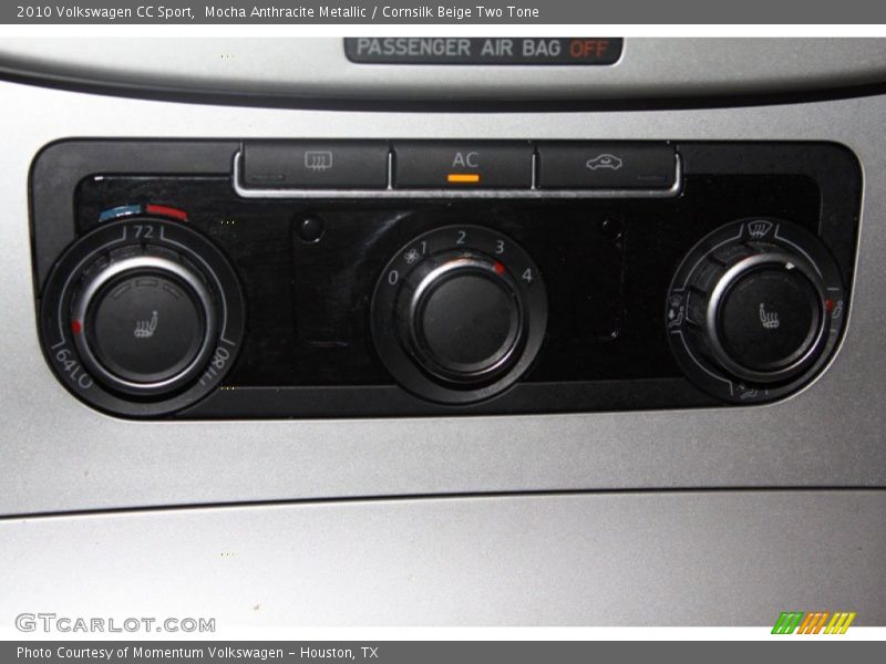 Mocha Anthracite Metallic / Cornsilk Beige Two Tone 2010 Volkswagen CC Sport