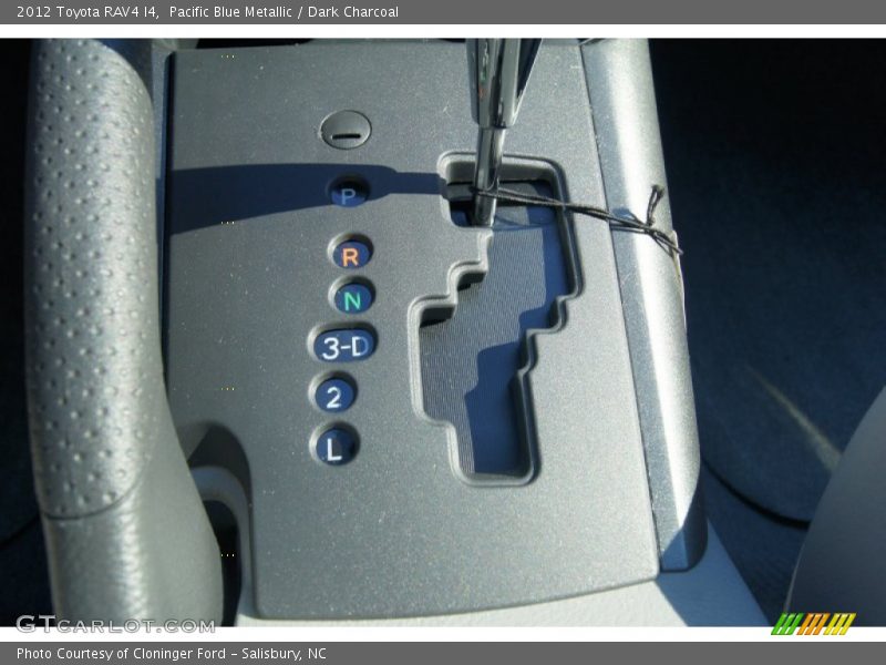 Pacific Blue Metallic / Dark Charcoal 2012 Toyota RAV4 I4