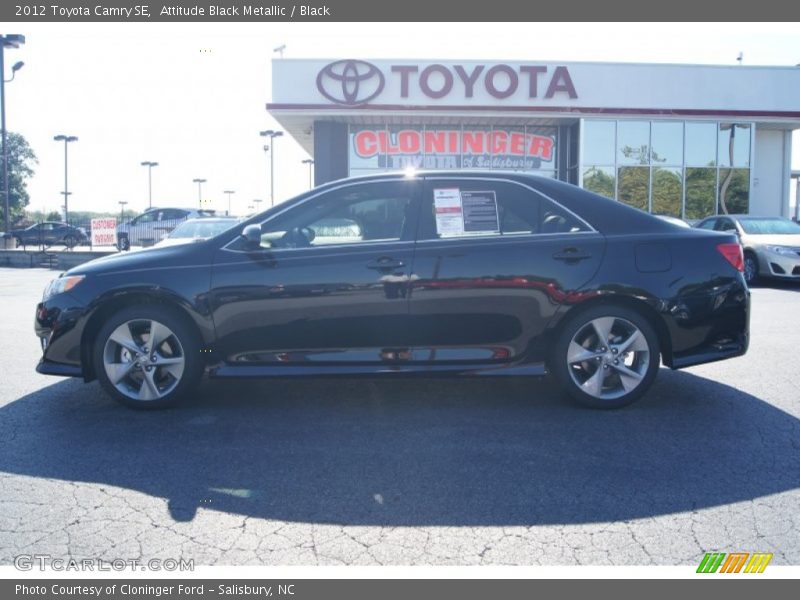 Attitude Black Metallic / Black 2012 Toyota Camry SE