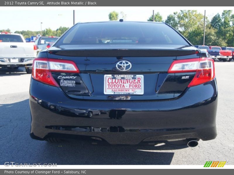 Attitude Black Metallic / Black 2012 Toyota Camry SE