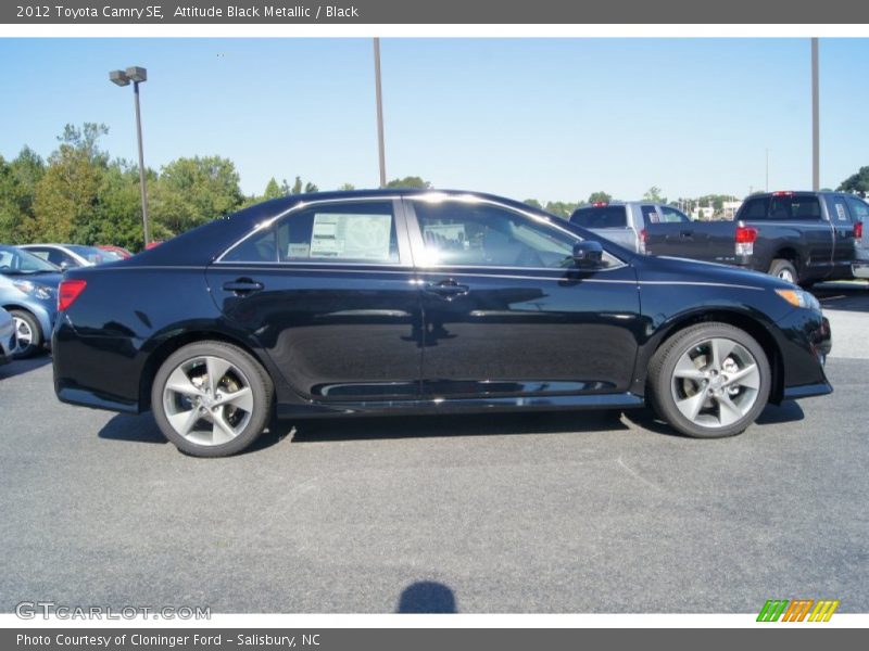 Attitude Black Metallic / Black 2012 Toyota Camry SE