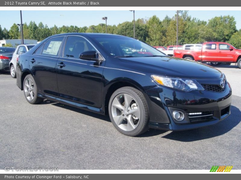 Attitude Black Metallic / Black 2012 Toyota Camry SE