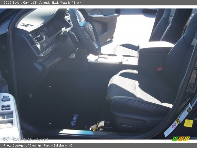 Attitude Black Metallic / Black 2012 Toyota Camry SE