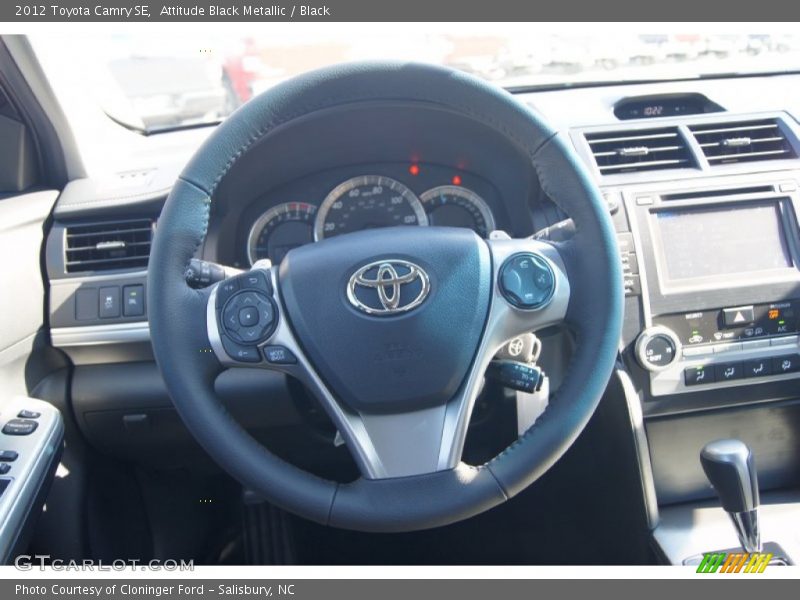 Attitude Black Metallic / Black 2012 Toyota Camry SE