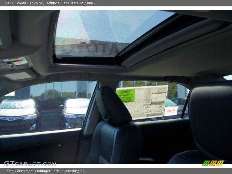 Attitude Black Metallic / Black 2012 Toyota Camry SE