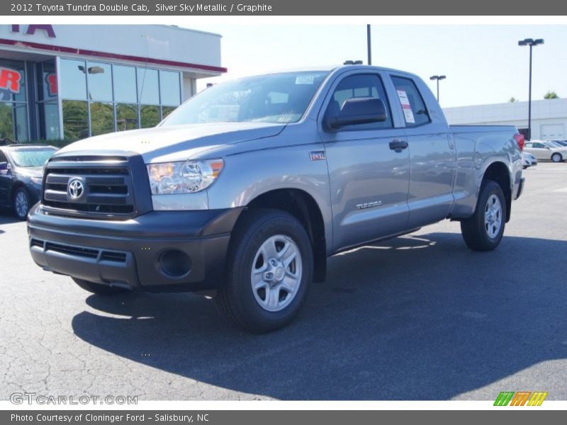 Silver Sky Metallic / Graphite 2012 Toyota Tundra Double Cab