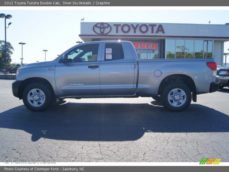 Silver Sky Metallic / Graphite 2012 Toyota Tundra Double Cab