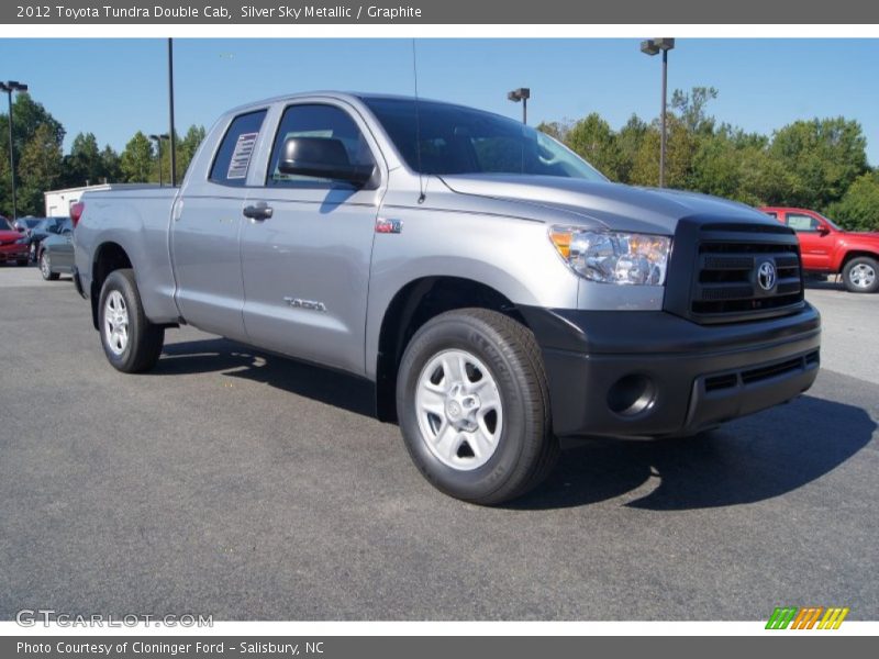 Silver Sky Metallic / Graphite 2012 Toyota Tundra Double Cab