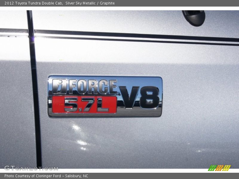 Silver Sky Metallic / Graphite 2012 Toyota Tundra Double Cab