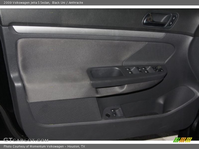 Black Uni / Anthracite 2009 Volkswagen Jetta S Sedan