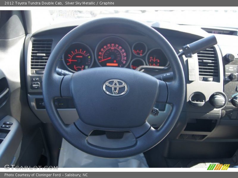 Silver Sky Metallic / Graphite 2012 Toyota Tundra Double Cab
