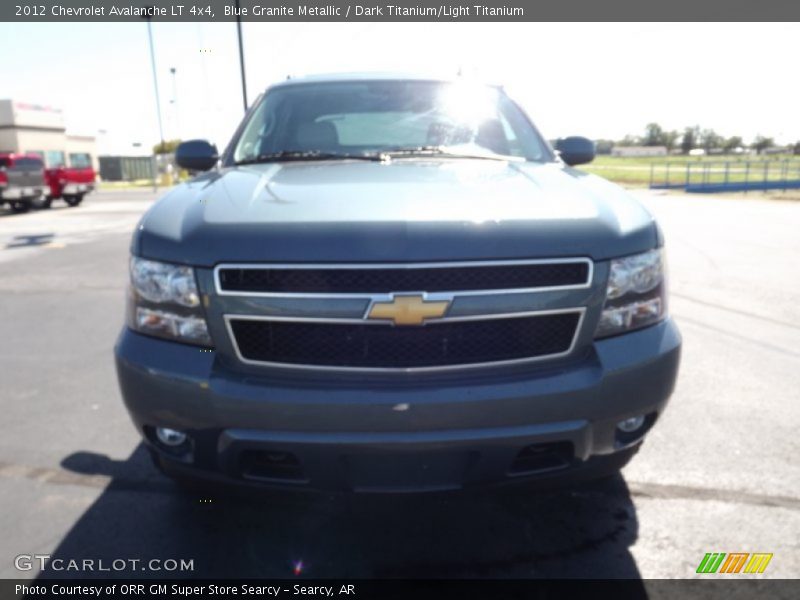 Blue Granite Metallic / Dark Titanium/Light Titanium 2012 Chevrolet Avalanche LT 4x4