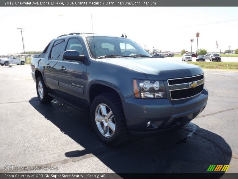 Blue Granite Metallic / Dark Titanium/Light Titanium 2012 Chevrolet Avalanche LT 4x4