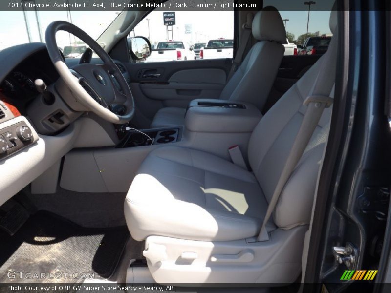 Blue Granite Metallic / Dark Titanium/Light Titanium 2012 Chevrolet Avalanche LT 4x4