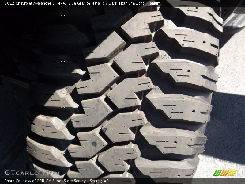 Blue Granite Metallic / Dark Titanium/Light Titanium 2012 Chevrolet Avalanche LT 4x4