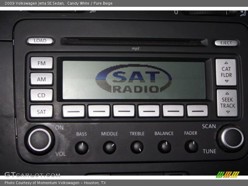 Candy White / Pure Beige 2009 Volkswagen Jetta SE Sedan
