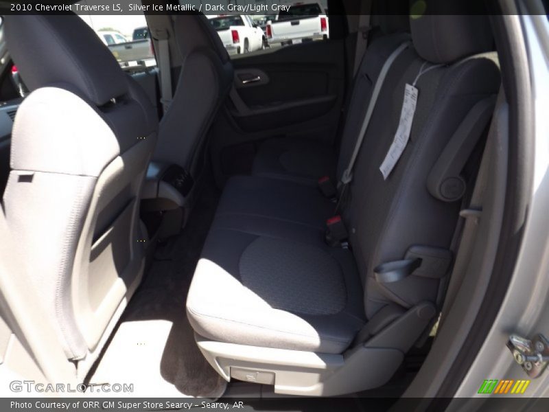 Silver Ice Metallic / Dark Gray/Light Gray 2010 Chevrolet Traverse LS