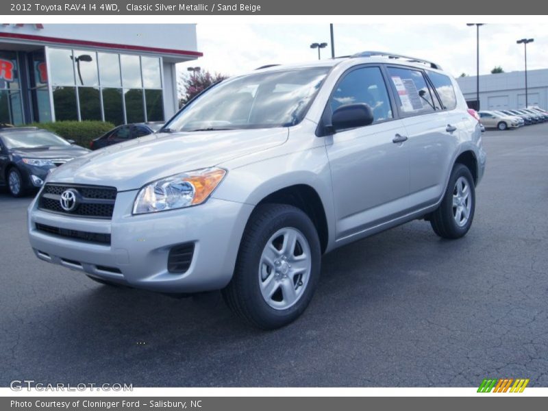Classic Silver Metallic / Sand Beige 2012 Toyota RAV4 I4 4WD