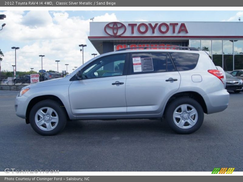 Classic Silver Metallic / Sand Beige 2012 Toyota RAV4 I4 4WD