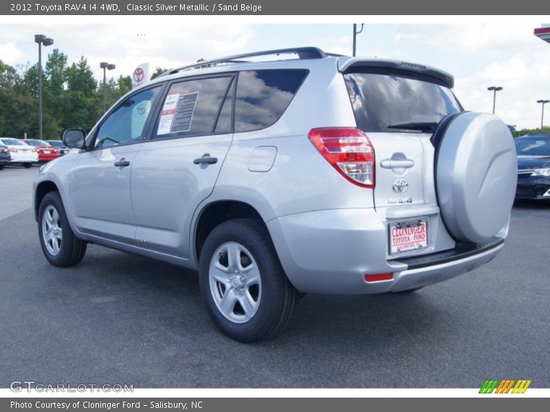 Classic Silver Metallic / Sand Beige 2012 Toyota RAV4 I4 4WD