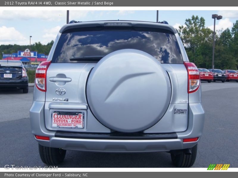 Classic Silver Metallic / Sand Beige 2012 Toyota RAV4 I4 4WD