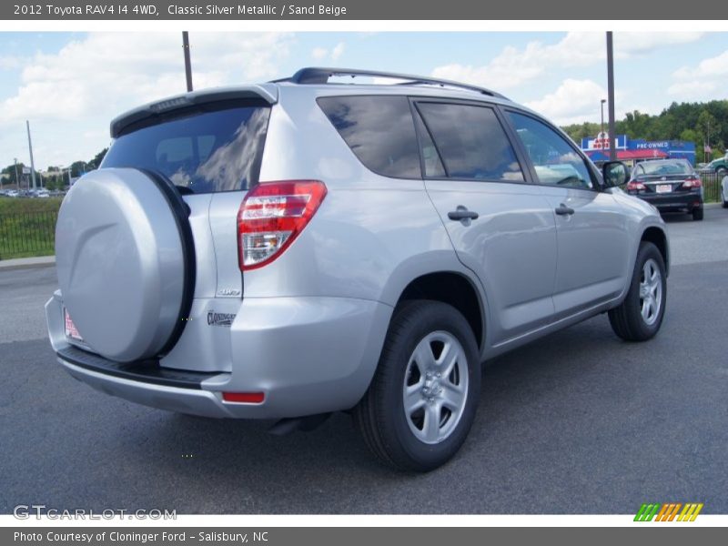 Classic Silver Metallic / Sand Beige 2012 Toyota RAV4 I4 4WD