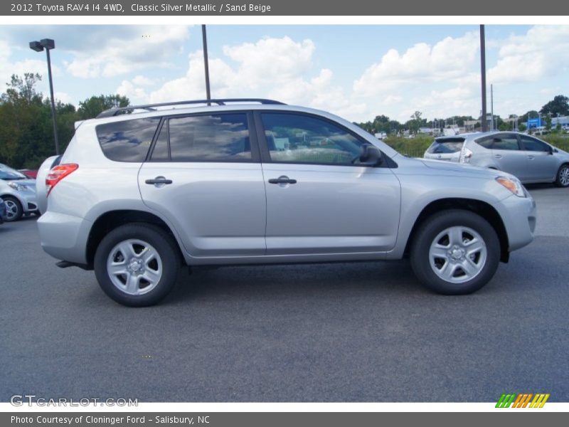 Classic Silver Metallic / Sand Beige 2012 Toyota RAV4 I4 4WD